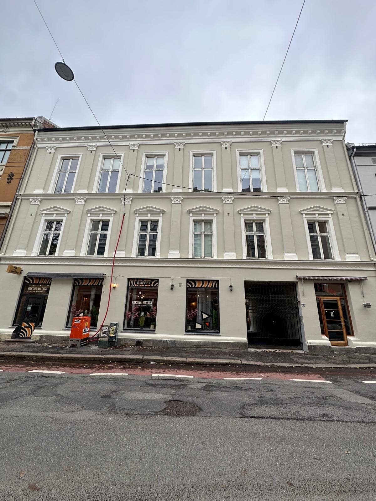 Ferdig fasade i Møllergata 38